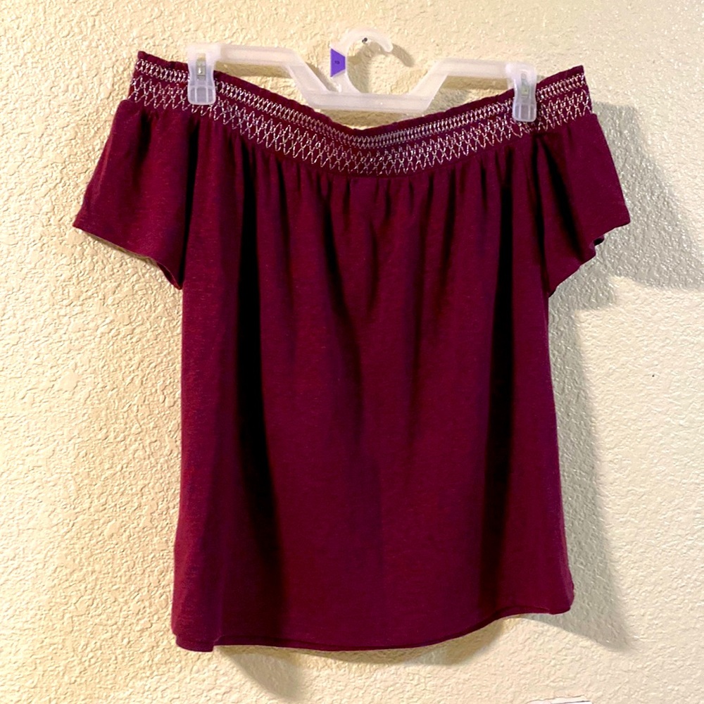 Off the shoulder blouse